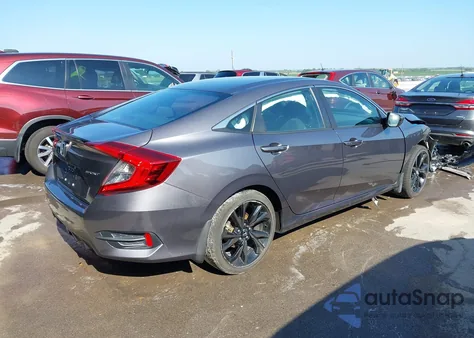 2019 Honda Civic Sport z USA, uszkodzony, nr VIN 19XFC2F86KE002288
